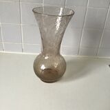 Vase en verre bulle