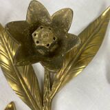 Cendrier fleur en laiton