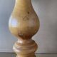 Old turned wood lamp