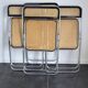 Set of 4 folding cane chairs