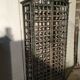 Wrought iron wine cabinet