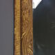 Ancien miroir doré Art nouveau 60x50 cm