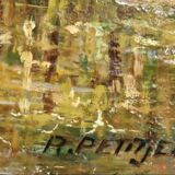 Bords de l'Ain par André Petit Jean (1817-1896)