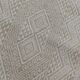 Hand-woven margoum rug in natural wool