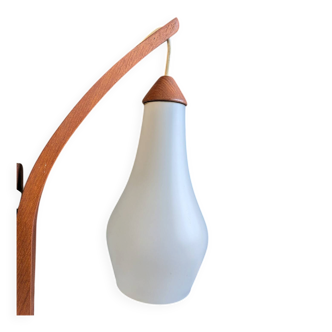 Teak wall lamp Uno by Osten Kristiansson 60'