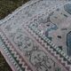 Vintage Turkish hallway rug 165x336 cm
