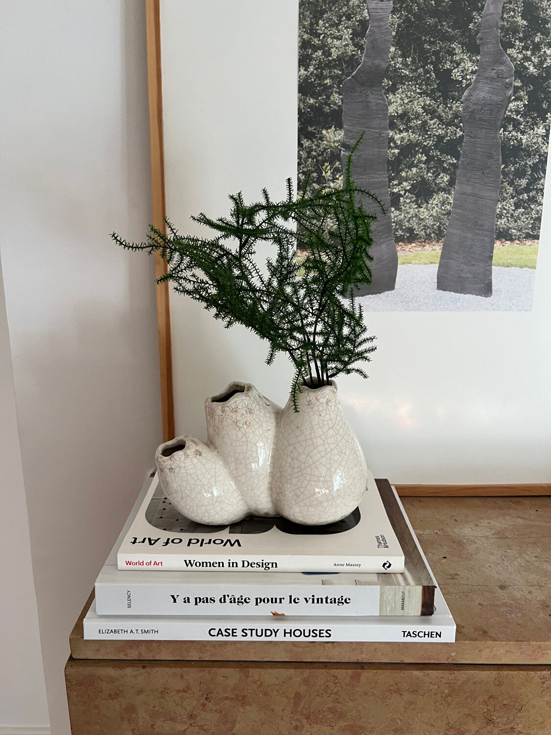 Soliflore ou vase à trois branches