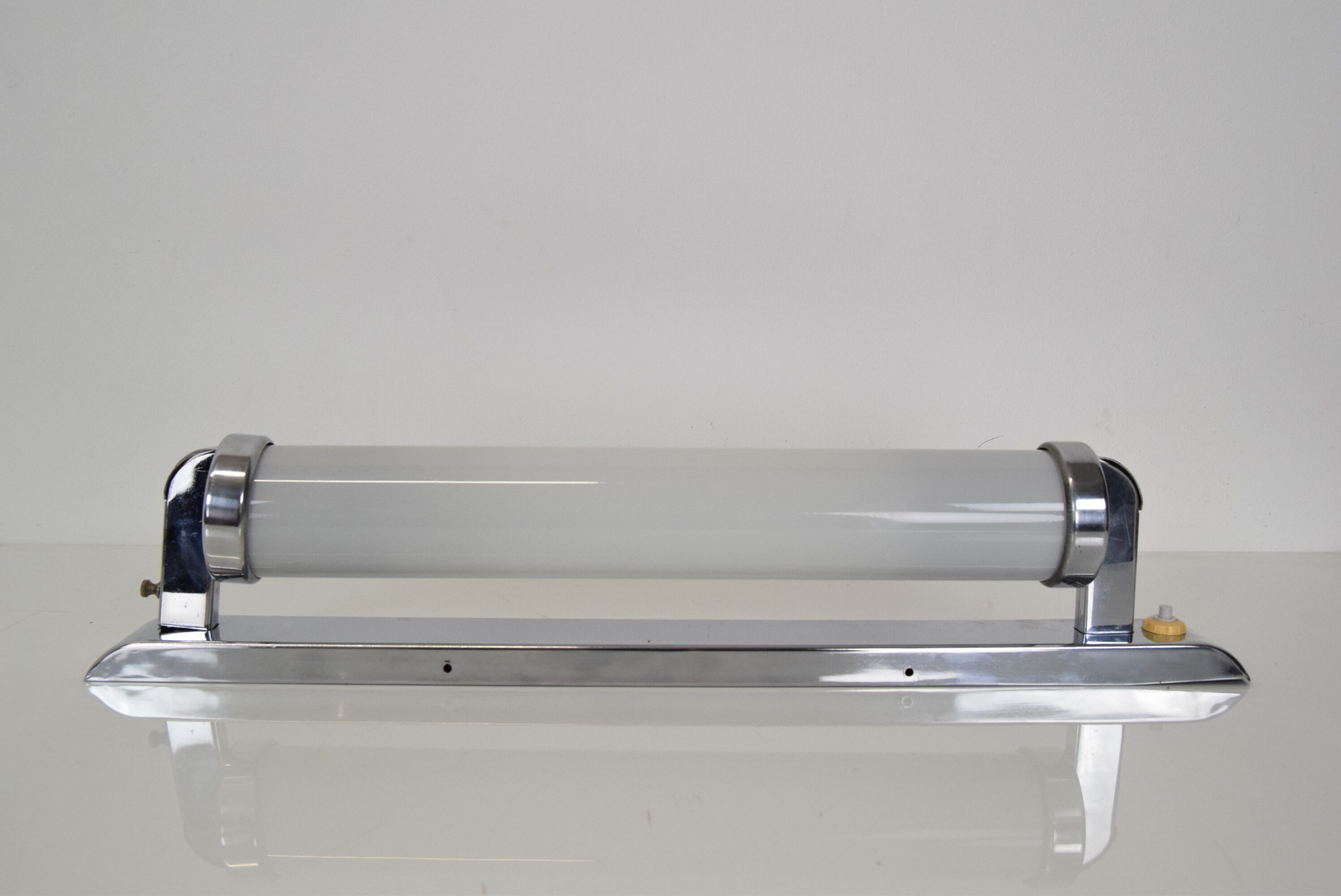 Bauhaus Chrome Wall Lamp Napako,1940