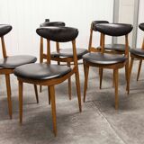 6 chairs Baumann Unicorn