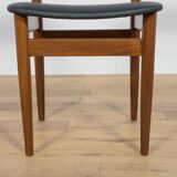 Mid-Century Teak Dining Table & Chairs by Hans Olsen for Frem Røjle, Denmark, 1960s, Set of 5