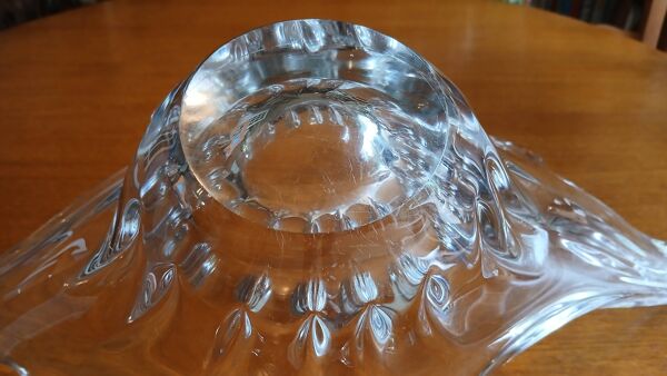 Grande coupe en cristal — entièrement faite à la main par un maître verrier