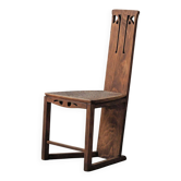 Geometric accent chair, Arts & Crafts, circa 1900-1925