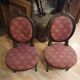Paire De petite chaise d'appoint, époque Louis 16, 18 eme