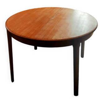 Teak dining table with extensions (4 to 6 people) by LB -