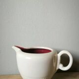 Carafe pitcher milk jug vintage barbotine Saint Clement France B letalle