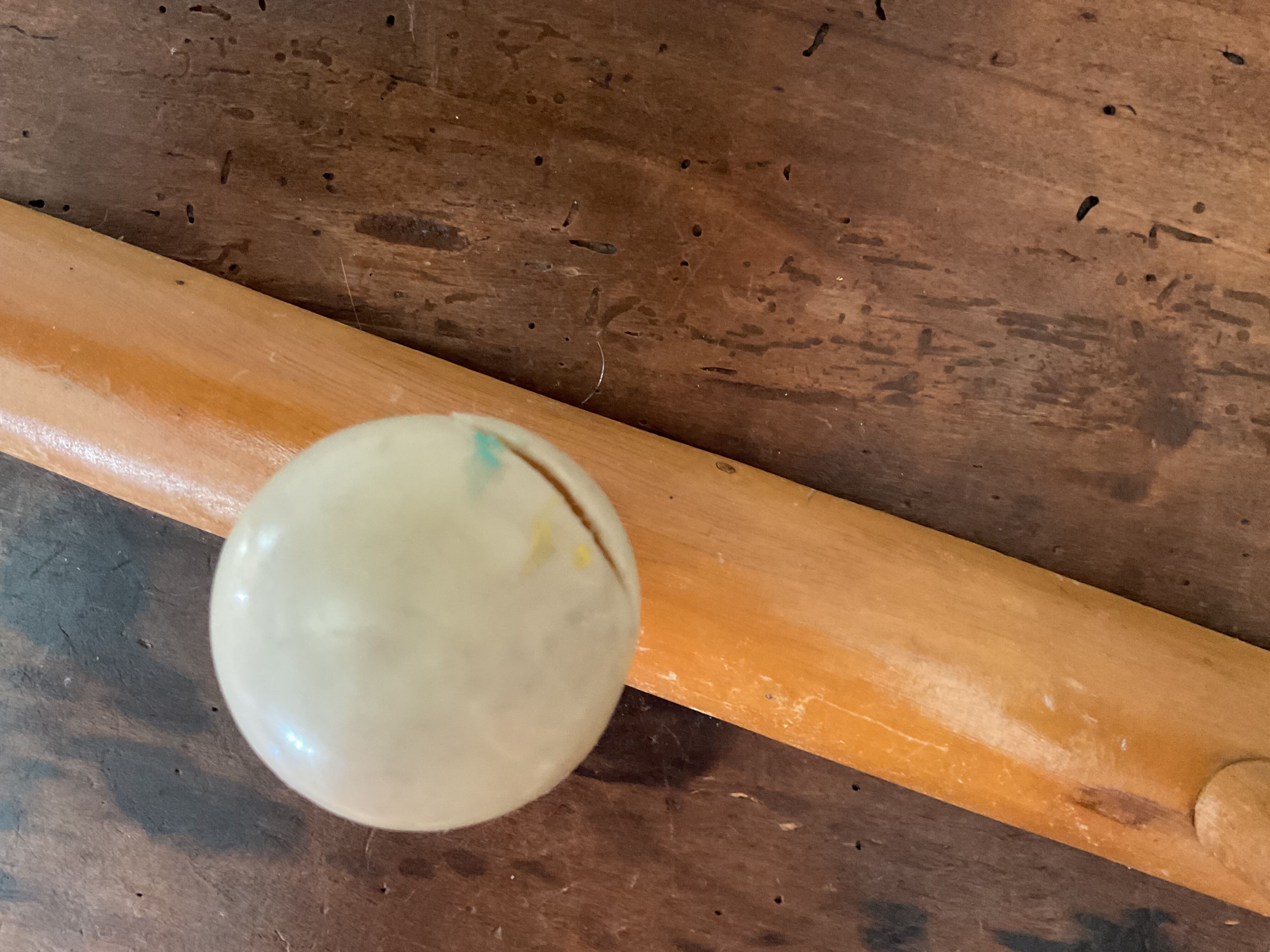 Patère en bois 60s
