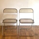 Pair of Plia Piretti chairs for Castelli