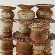 Vintage sandstone candlestick