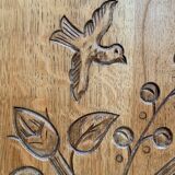 Parisian art deco hotel wardrobe in solid raw oak 1930