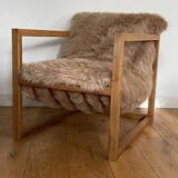 Fur armchair