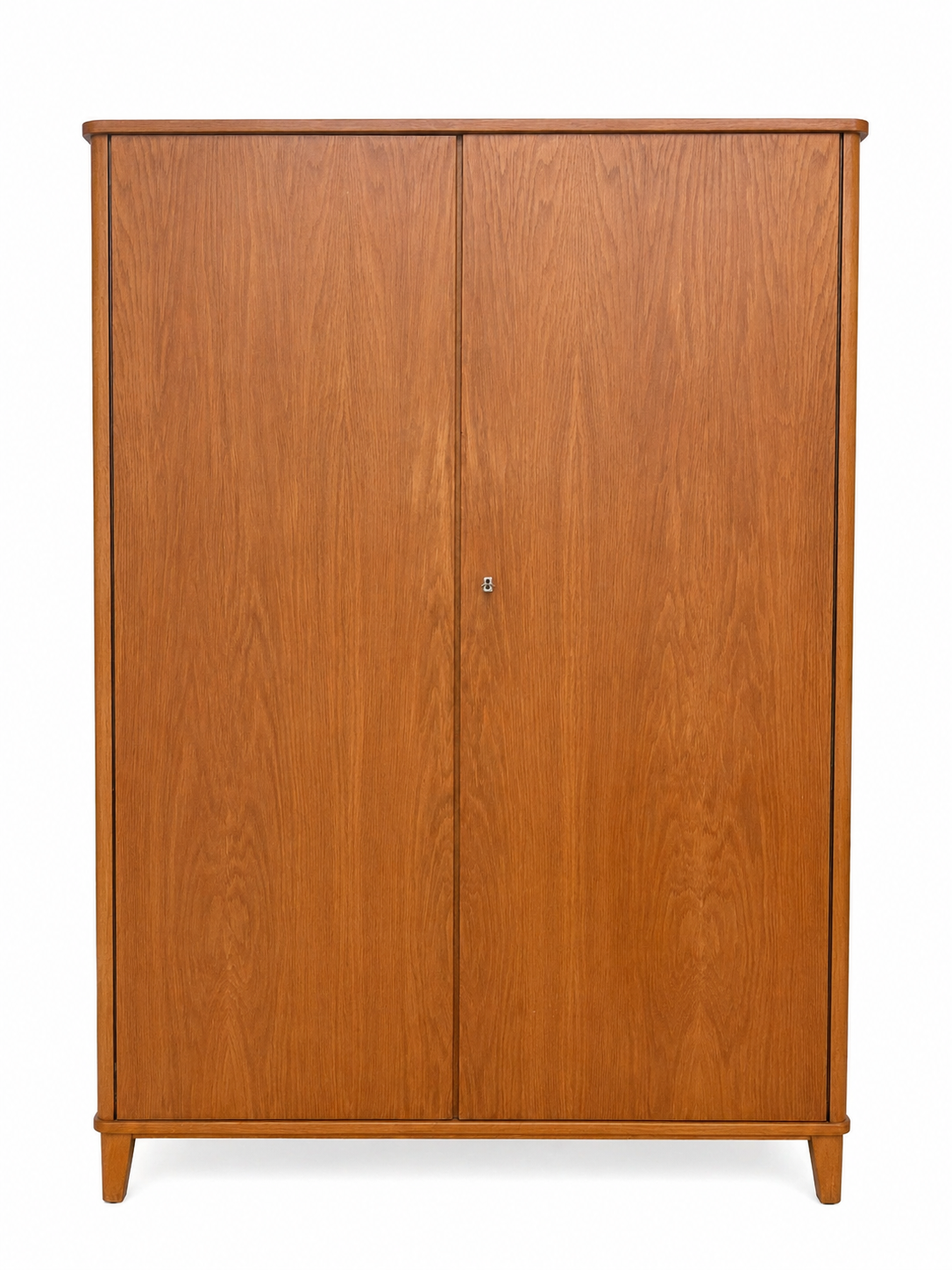 Vintage wardrobe with shelves from the 1960s.