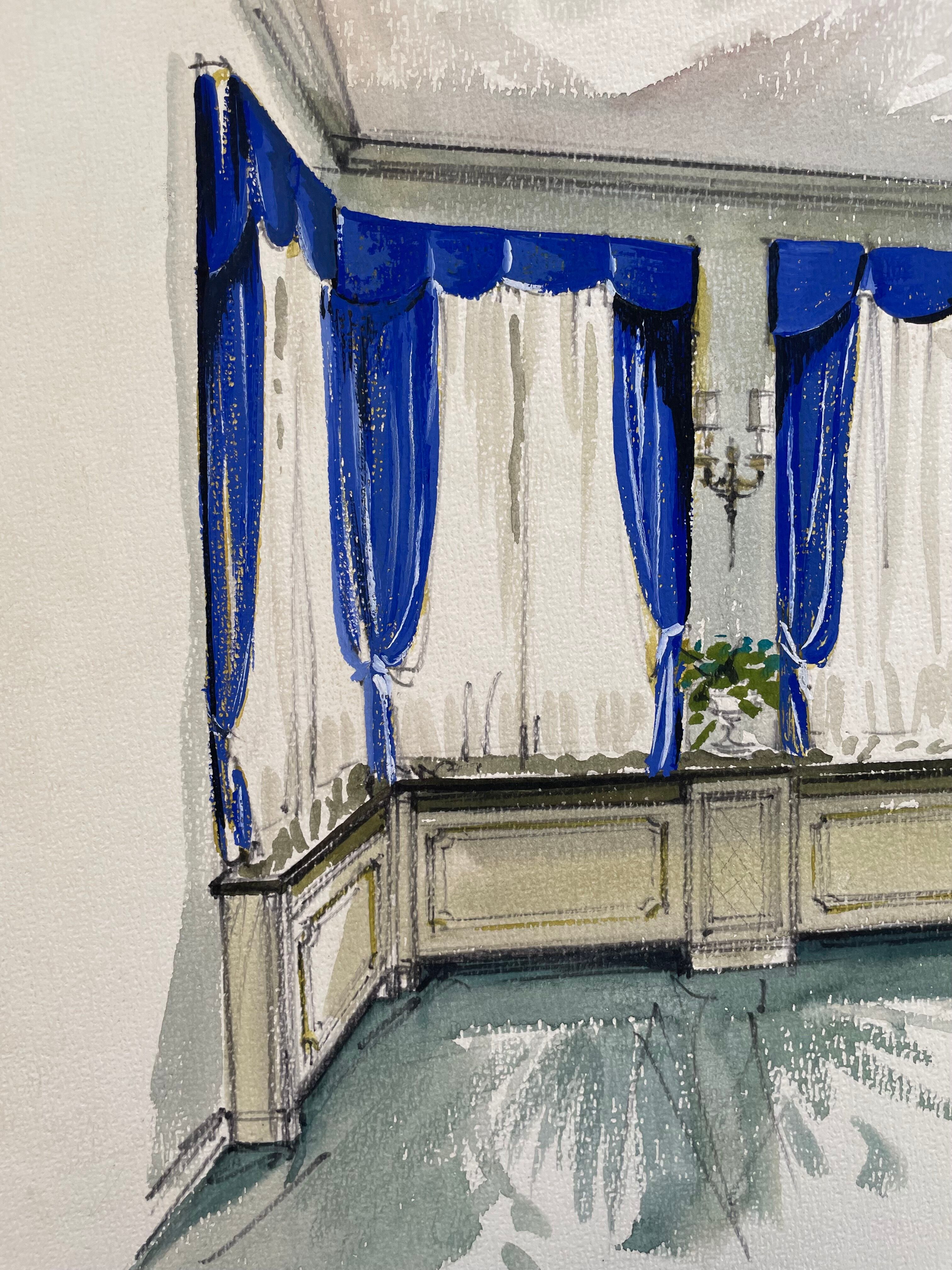 Painting decorative art interior architecture 30-50s
