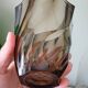 Twisted glass vase
