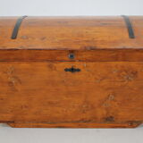 Antique wooden chest czechoslovakia