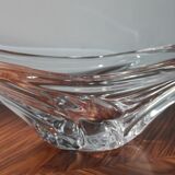 Daum crystal vase 72 cm from the 50s-60s signed