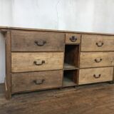 Former trade trade counter furniture store furniture has drawers in oak