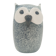 Vintage Scandinavian Glass Owl Statuette Denmark Sulphur 70s 80s