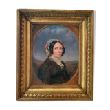 Oil on panel 1850, Jean Baptiste Jules Dehaussy