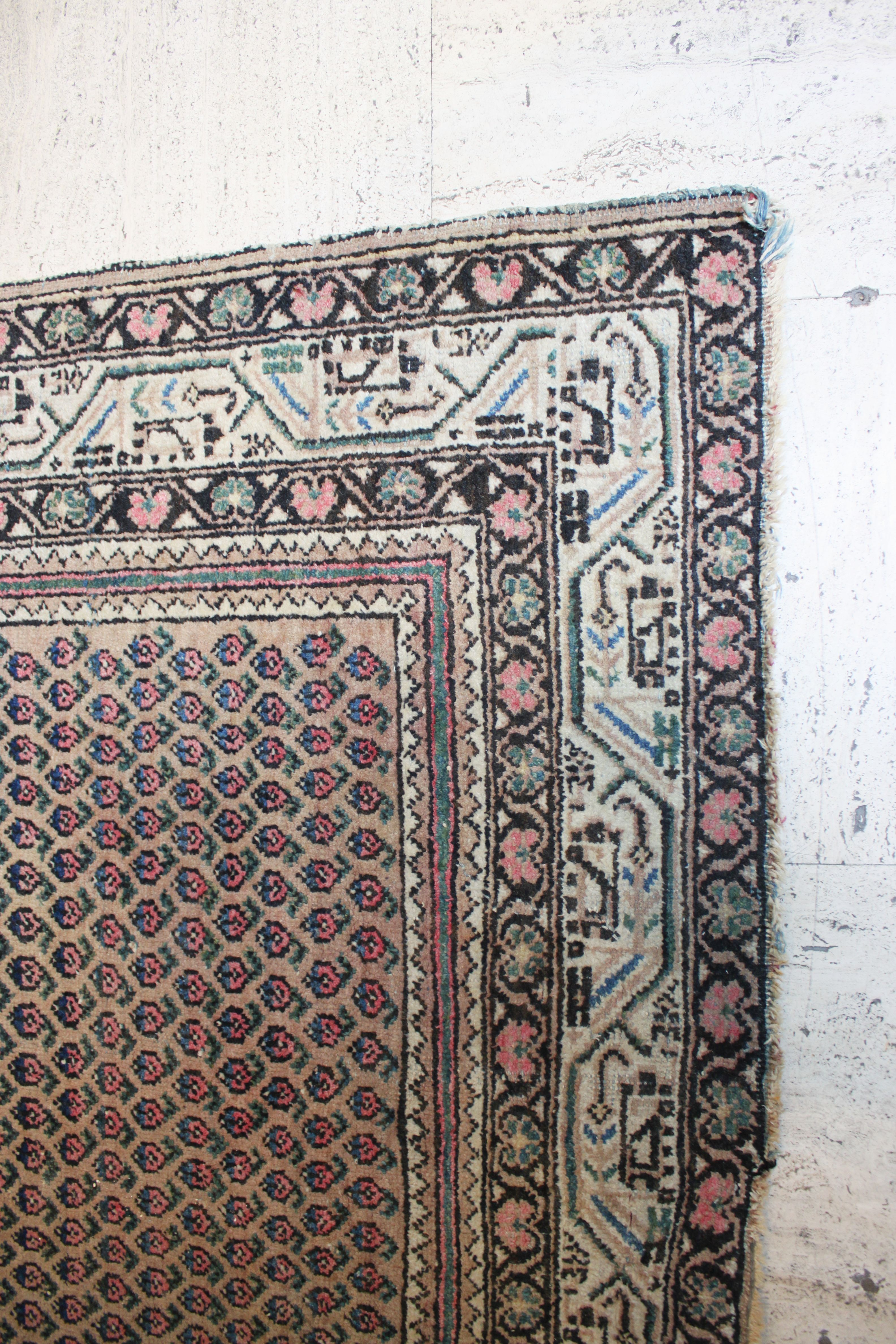 .Persian carpet Sarough Boteh Mir, Iran