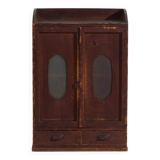 Japanese kodansu side cabinet with glass doors, early Taishō-Showa period (circa 1915-1940) #30