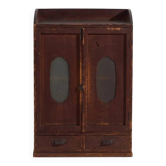 Japanese kodansu side cabinet with glass doors, early Taishō-Showa period (circa 1915-1940) #30