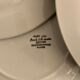 Lot de 6 assiettes plates Digoin Sarreguemines, modèle Mary Lou