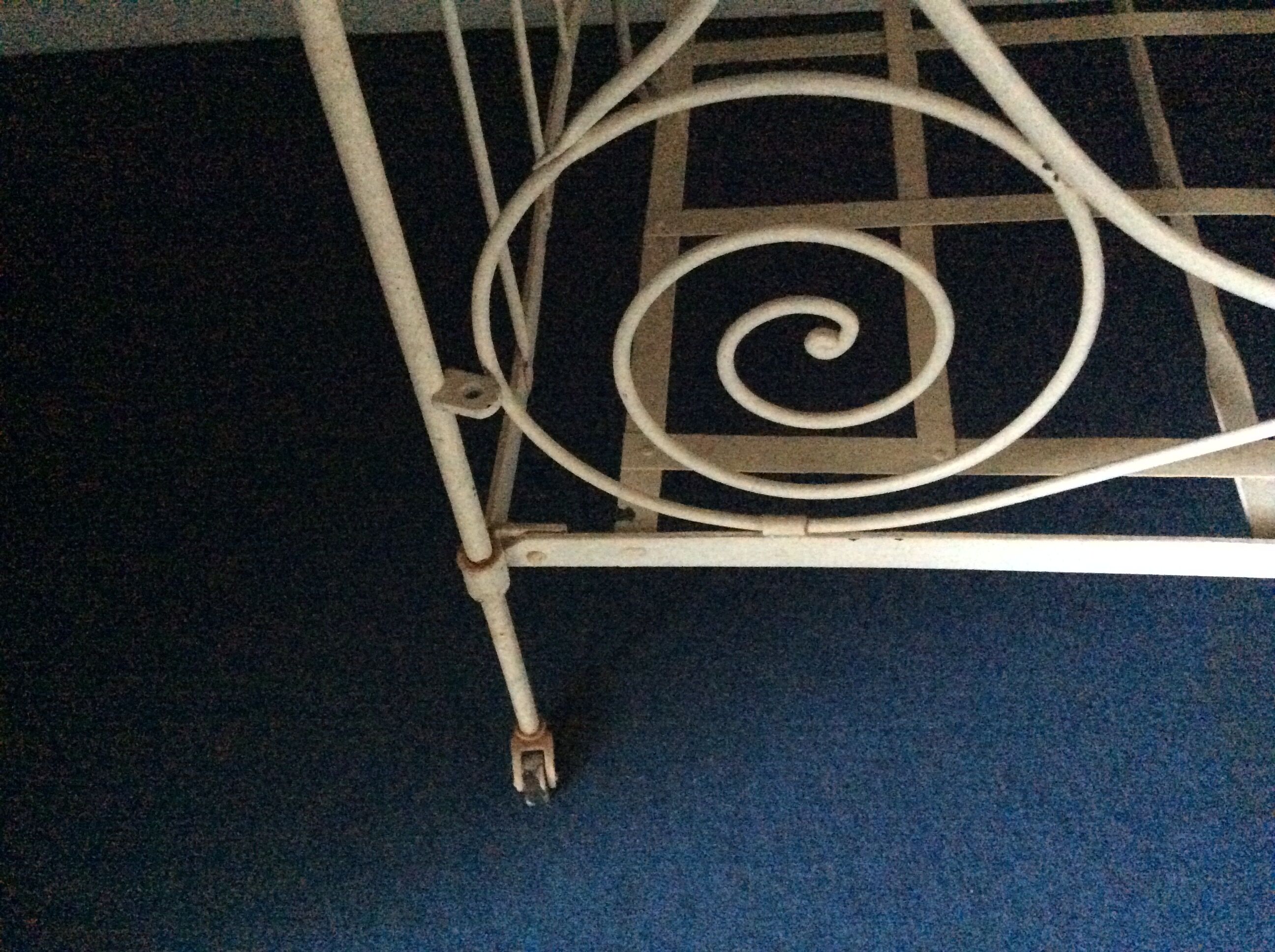Wrought iron bed