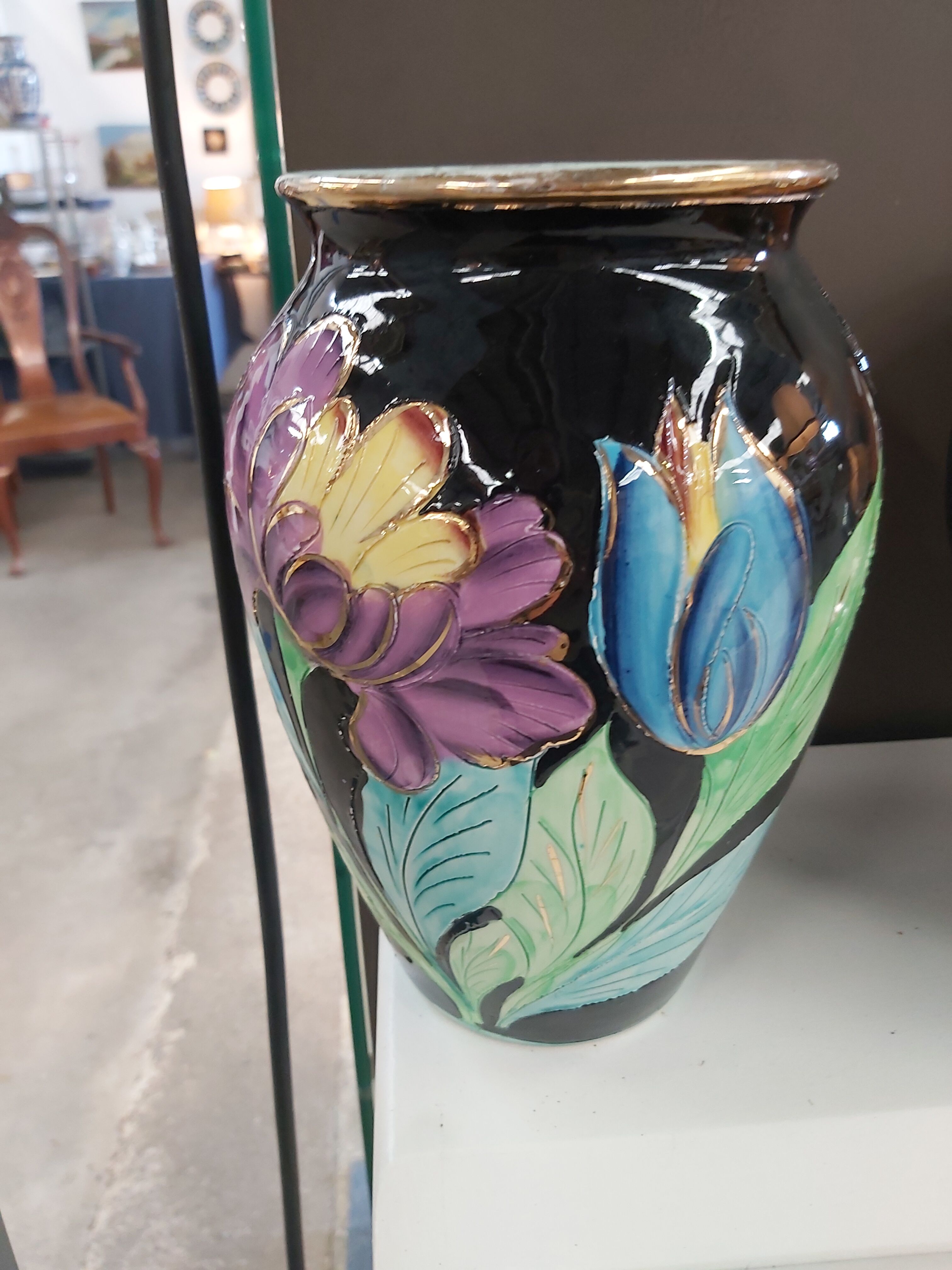 Vase signed Vallauris