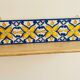 Hand-painted wooden shelf