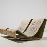 Willy Guhl Early Pair of Loop Chairs for Eternit Switzerland 1954