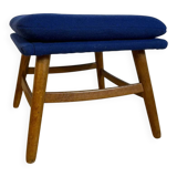 Danish mid-century modern pouf/footstool with cushion – 1960