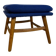 Danish mid-century modern pouf/footstool with cushion – 1960