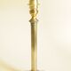 Vintage Lamp Base - Fluted Brass Column - 20th Century Neoclassical Style