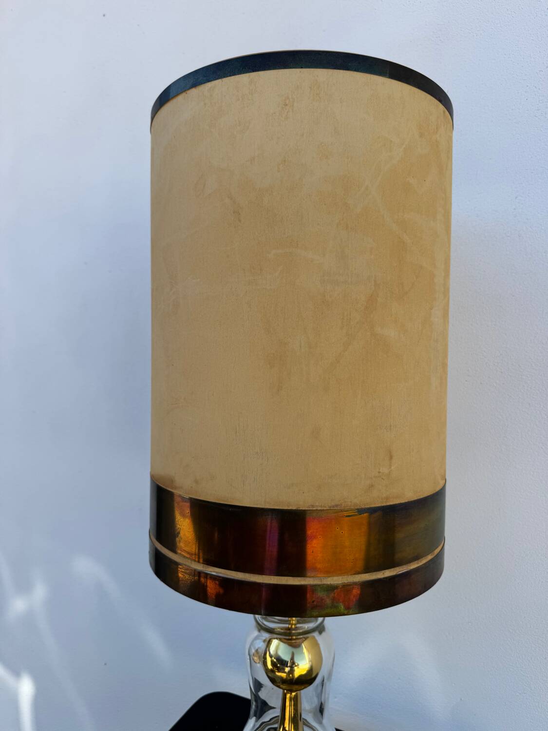 Large Richard Essig lamp from the 1970s.