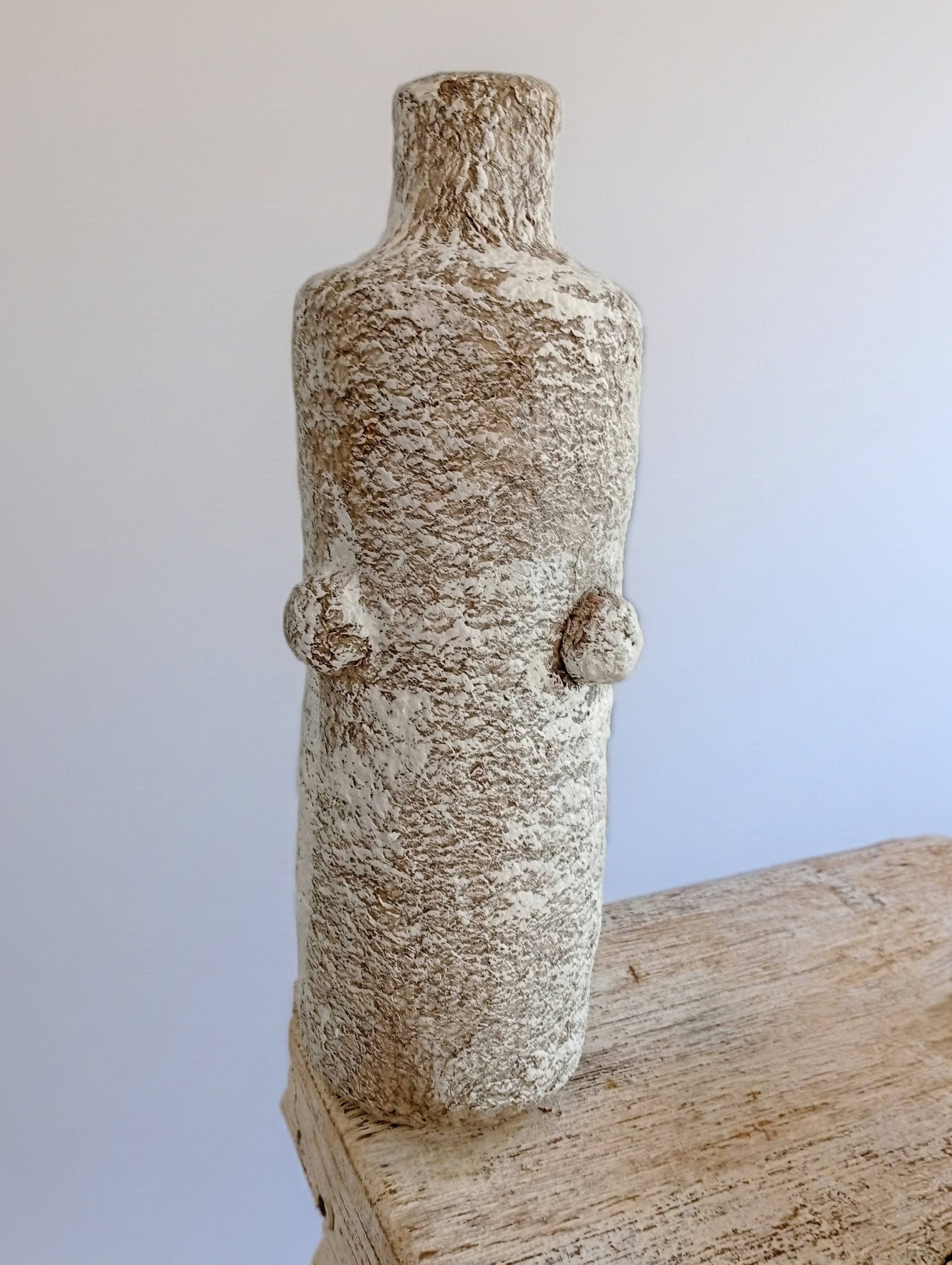 Vase sculptural esprit minéral Boho