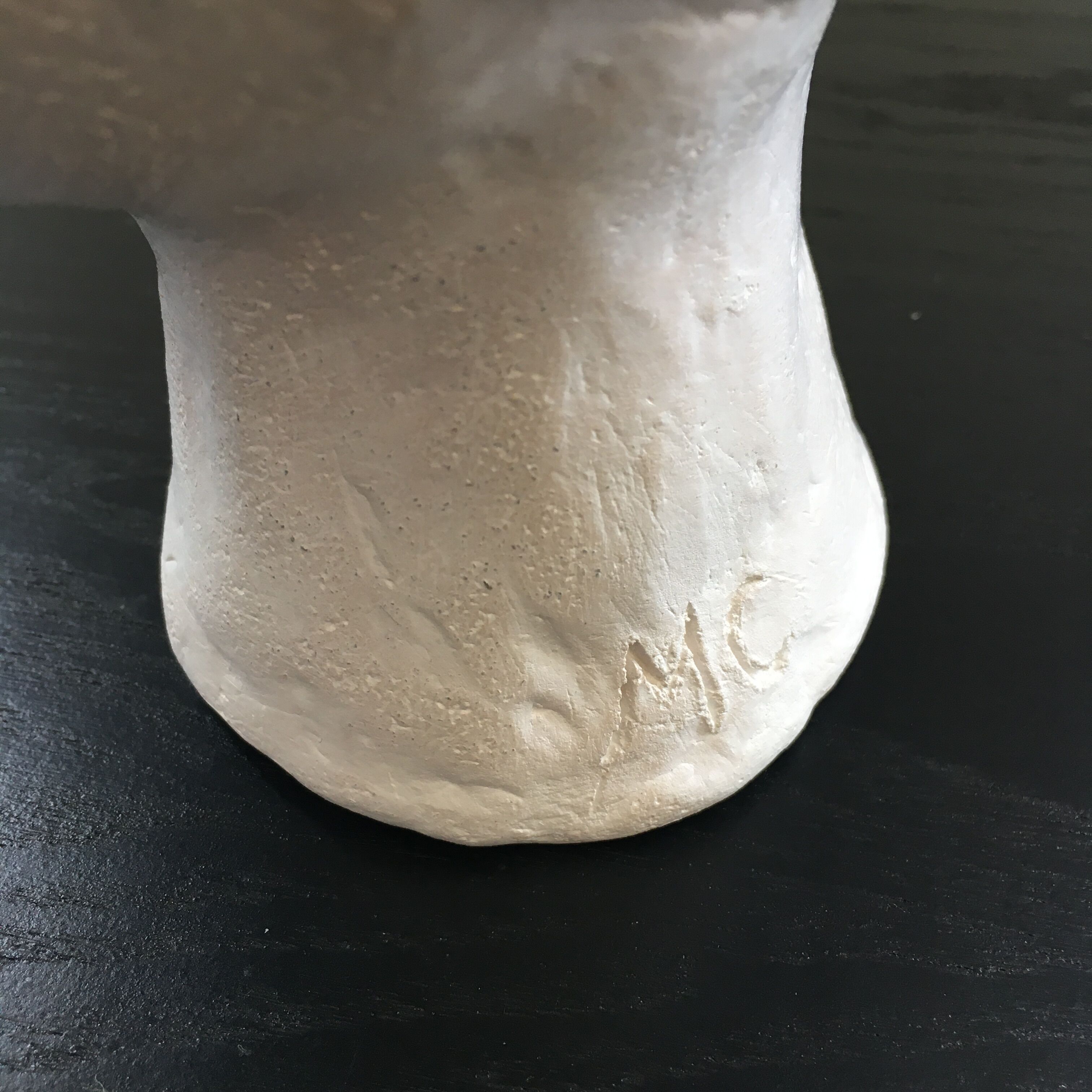 Plaster girl's head
