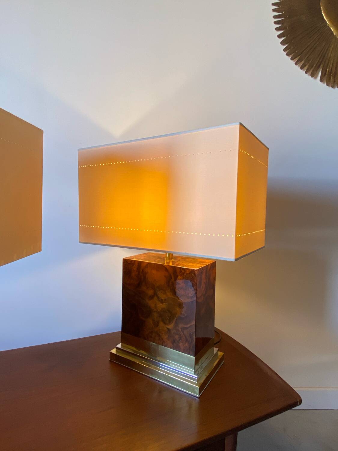 Pair of Jean-Claude Mahey lamps, 1975