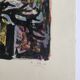 Yvette alde, flowers and birds, c 1950. lithograph signed in pencil
