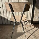 4 chaises vintage en Formica