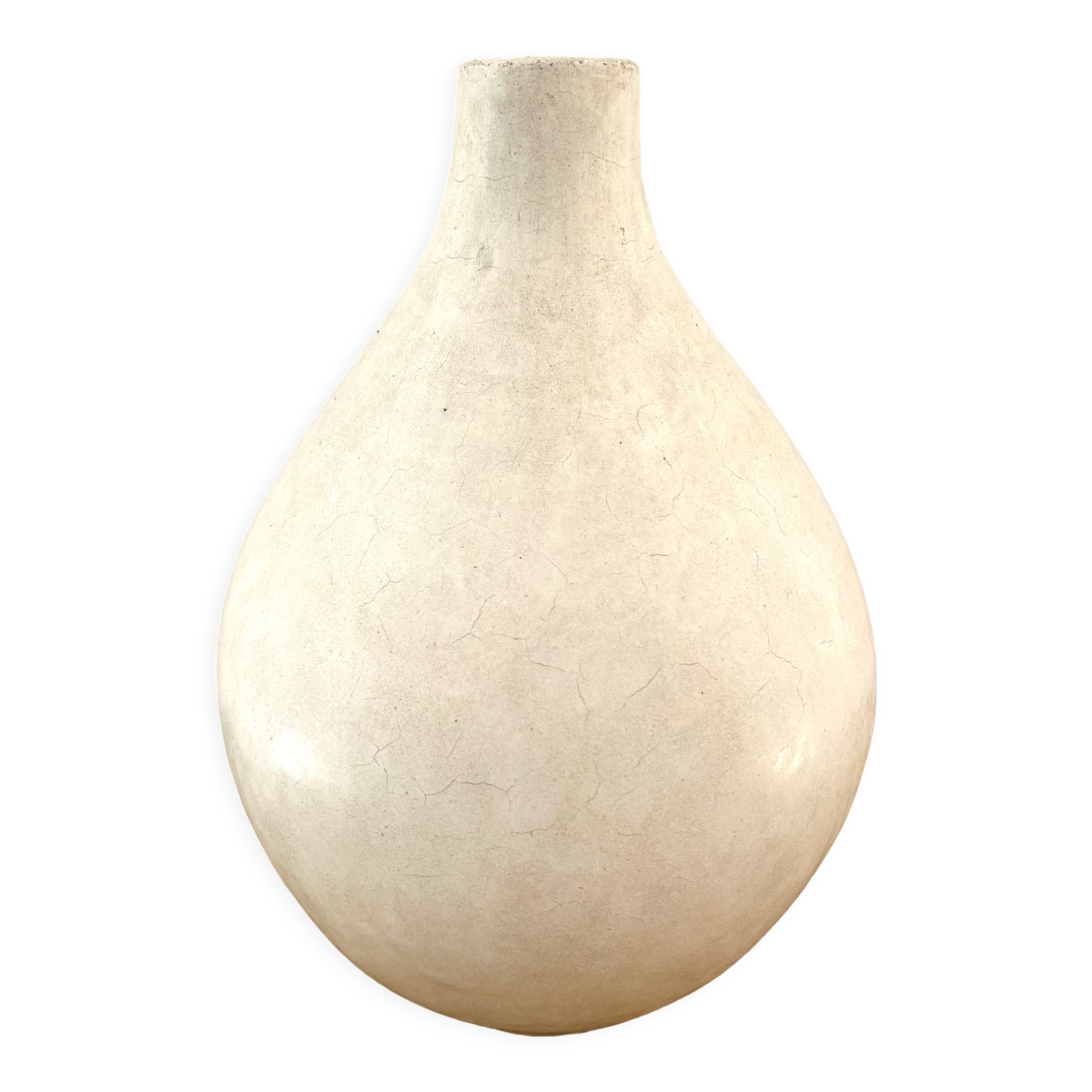 White vase in tadelakt